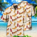 Hot Dog Funny Cool Hawaiian Shirt Gift For Daughter From Mom