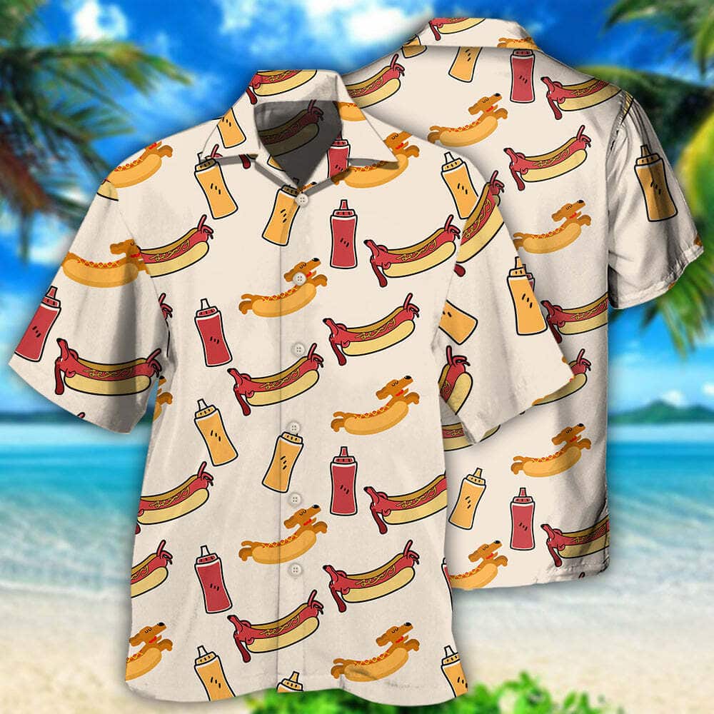 Hot Dog Funny Cool Hawaiian Shirt Gift For Daughter From Mom Hot Dog Funny Cool Hawaiian Shirt Gift For Daughter From Mom