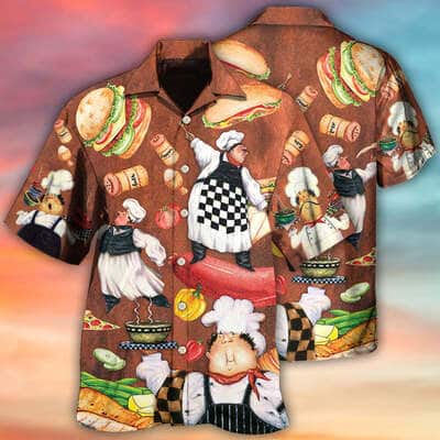 Chef Funny Cool Style Hawaiian Shirt Gift For Son From Mom