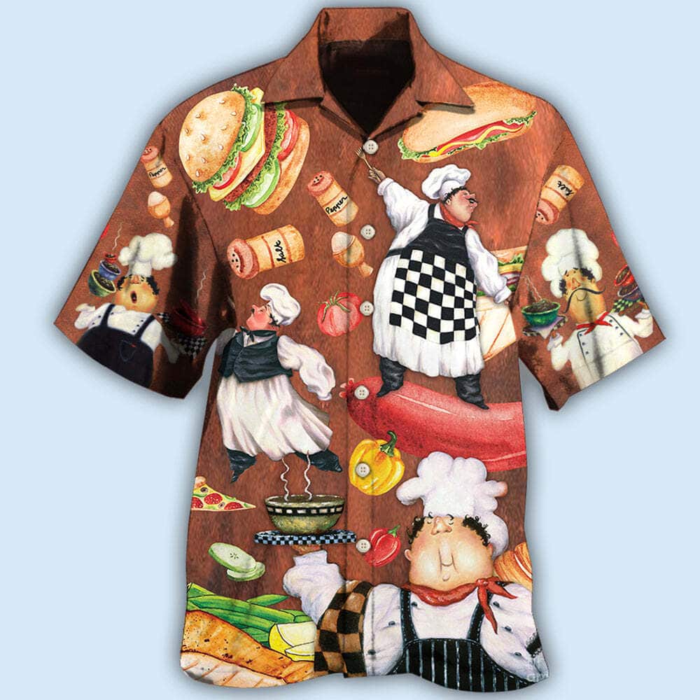 Chef Funny Cool Style Hawaiian Shirt Gift For Son From Mom