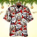 Christmas Cutie Santa And Reindeer Funny Style Hawaiian Shirt