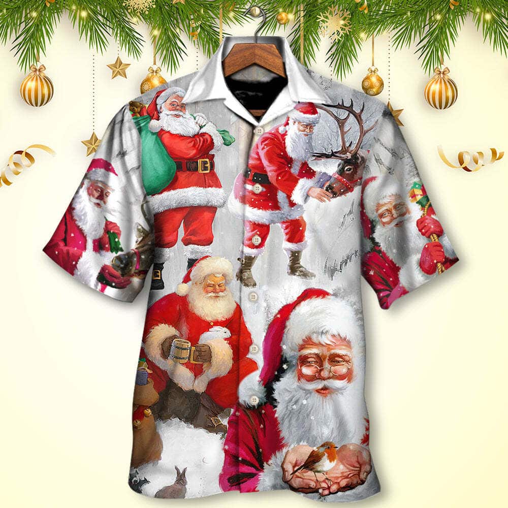 Christmas Santa Claus Story Funny Hawaiian Shirt Gift For Beach Lovers Christmas Santa Claus Story Funny Hawaiian Shirt Gift For Beach Lovers