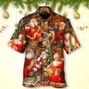 Funny Christmas Santa Claus Xmas Is Coming Hawaiian Shirt