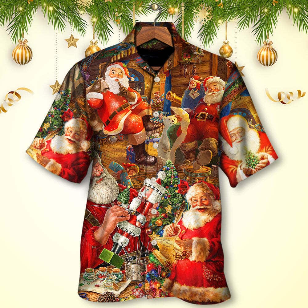 Funny Christmas Santa Claus Xmas Is Coming Hawaiian Shirt Funny Christmas Santa Claus Xmas Is Coming Hawaiian Shirt