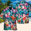 Christmas In July Funny Santa Claus Tropical Style Hawaiian Shirt