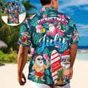 Christmas In July Funny Santa Claus Tropical Style Hawaiian Shirt