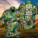 Funny Hippie Stay Trippy Little Hippie Hawaiian Shirt Gift For Daughter From Mom