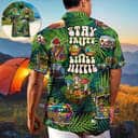 Funny Hippie Stay Trippy Little Hippie Hawaiian Shirt Gift For Daughter From Mom