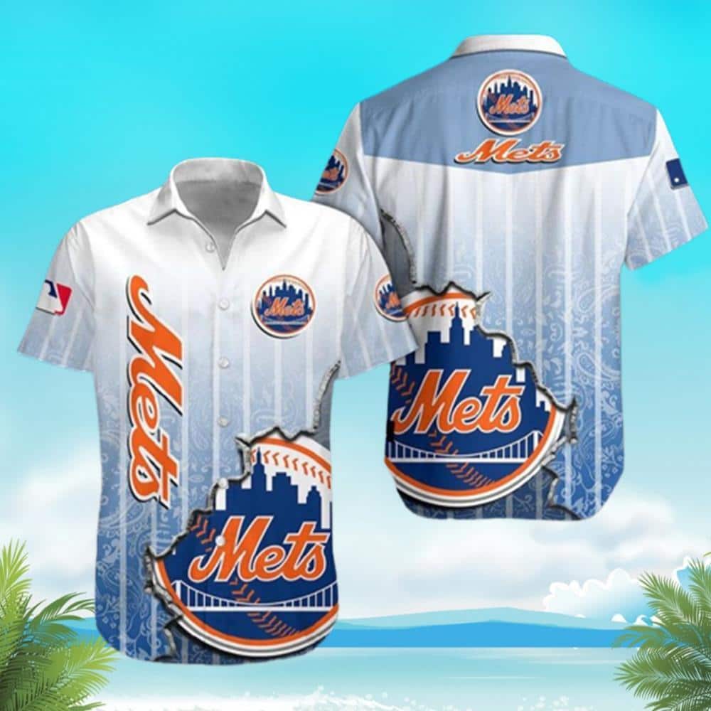 MLB New York Mets Hawaiian Shirt Beach Lovers Gift