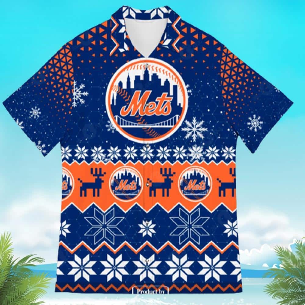 MLB New York Mets Hawaiian Shirt Christmas Gift For Beach Lovers