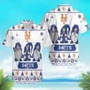 Gnomes Love MLB New York Mets Hawaiian Shirt Christmas Gift For Beach Lovers