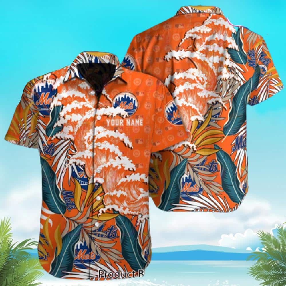 Tropical Aloha MLB New York Mets Hawaiian Shirt Gift For Beach Vacation Tropical Aloha MLB New York Mets Hawaiian Shirt Gift For Beach Vacation