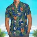 MLB New York Mets Hawaiian Shirt Tropical Tree Gift For Beach Holiday