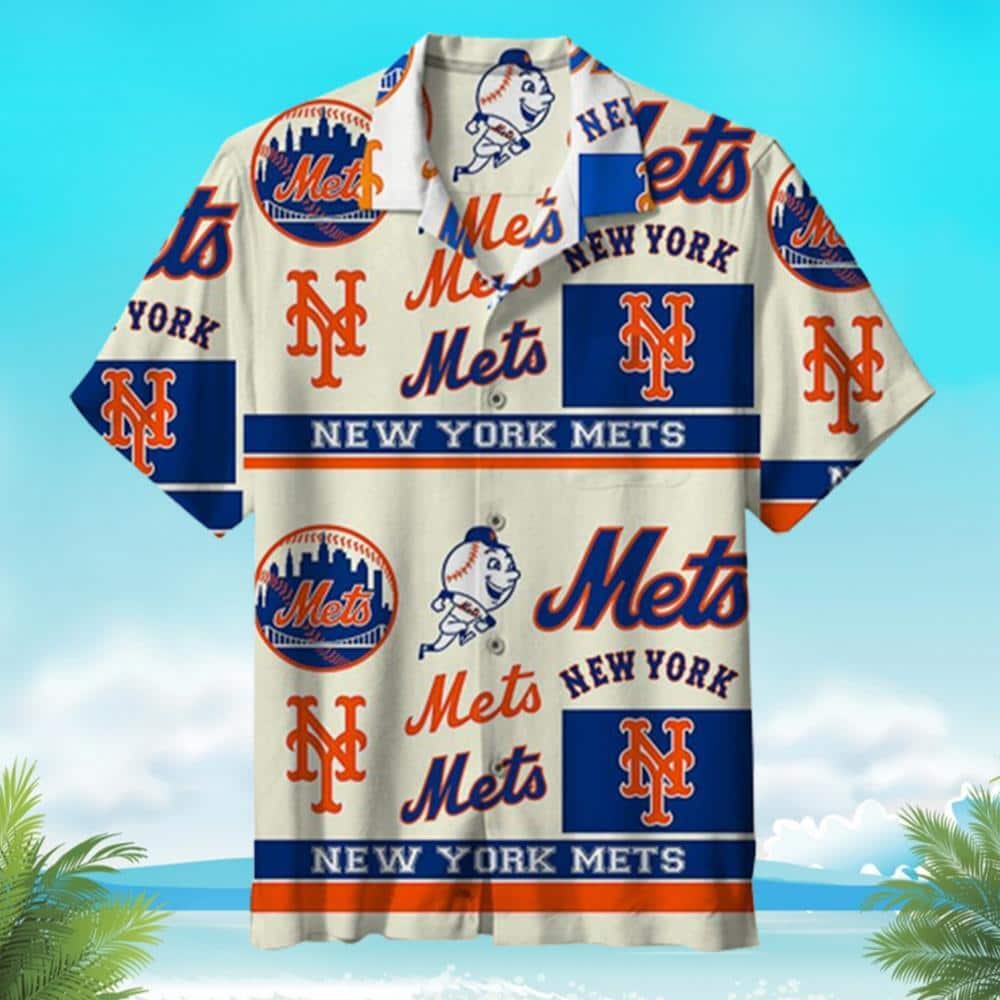 Vintage Aloha MLB New York Mets Hawaiian Shirt Summer Gift For Friend Vintage Aloha MLB New York Mets Hawaiian Shirt Summer Gift For Friend