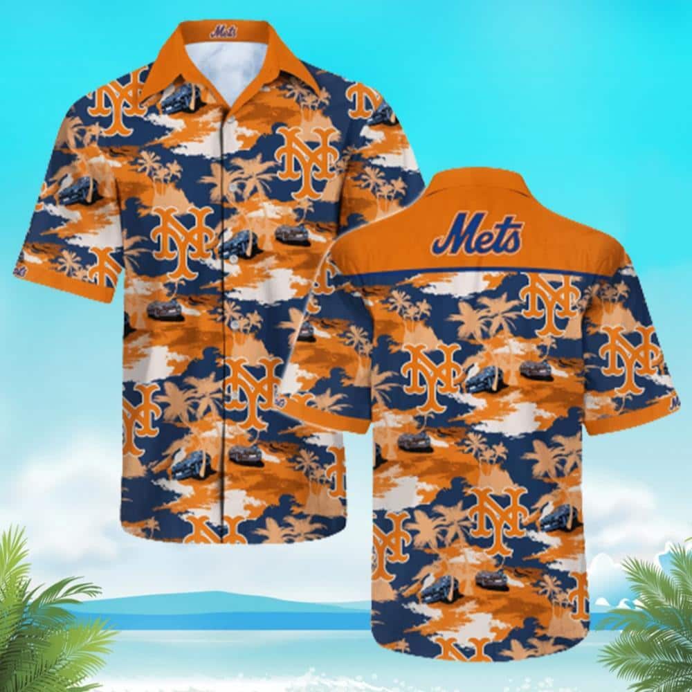 MLB New York Mets Hawaiian Shirt Island Pattern Trendy Summer Gift