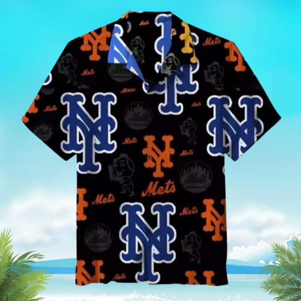 MLB New York Mets Hawaiian Shirt Beach Gift For Dad MLB New York Mets Hawaiian Shirt Beach Gift For Dad