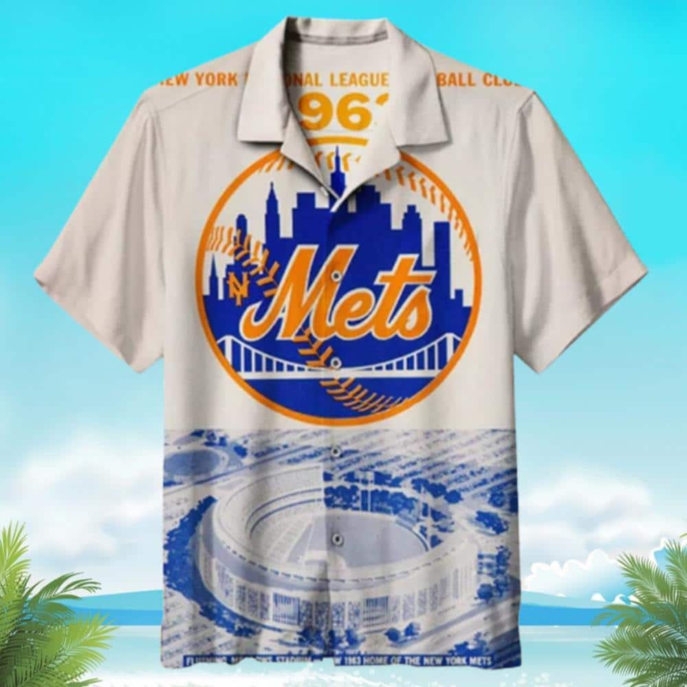 MLB New York Mets Hawaiian Shirt Gift For Beach Vacation