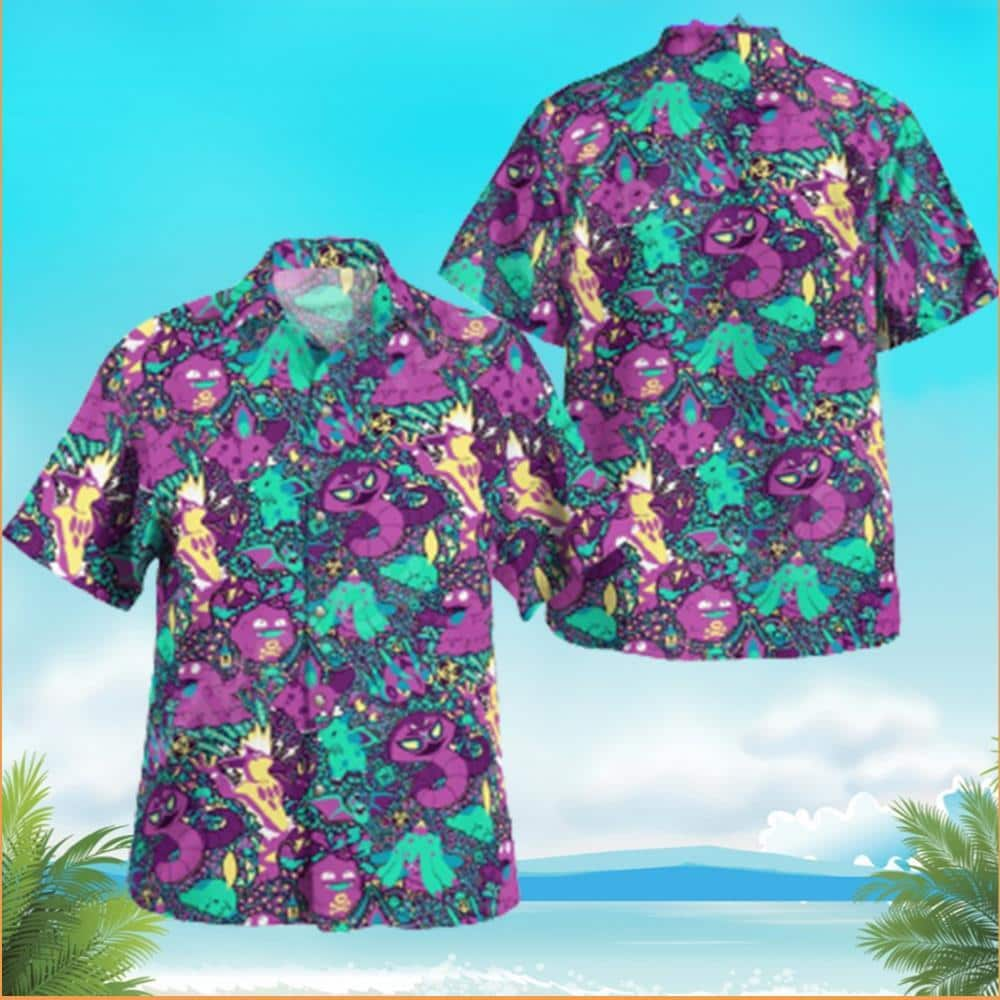 Tropical Aloha Pokemon Hawaiian Shirt Gift For Beach Lovers