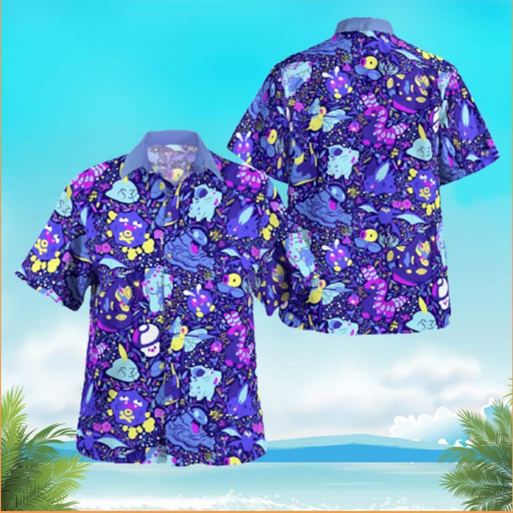 Poison Pokemon Hawaiian Shirt Gift For Beach Holiday