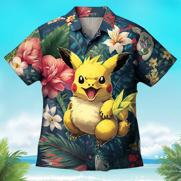 Cool Aloha Pokemon Hawaiian Shirt Trendy Summer Gift Cool Aloha Pokemon Hawaiian Shirt Trendy Summer Gift