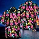 Funny Dog Neon Flower Hawaiian Shirt Gift For Dog Lovers Funny Dog Neon Flower Hawaiian Shirt Gift For Dog Lovers