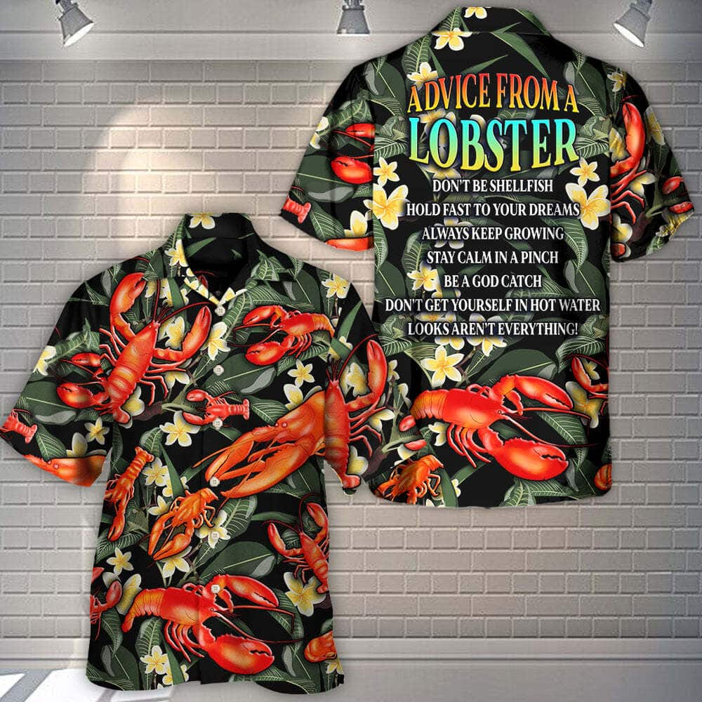 Funny Advice From A Lobster Hawaiian Shirt Birthday Gift For Beach Holiday