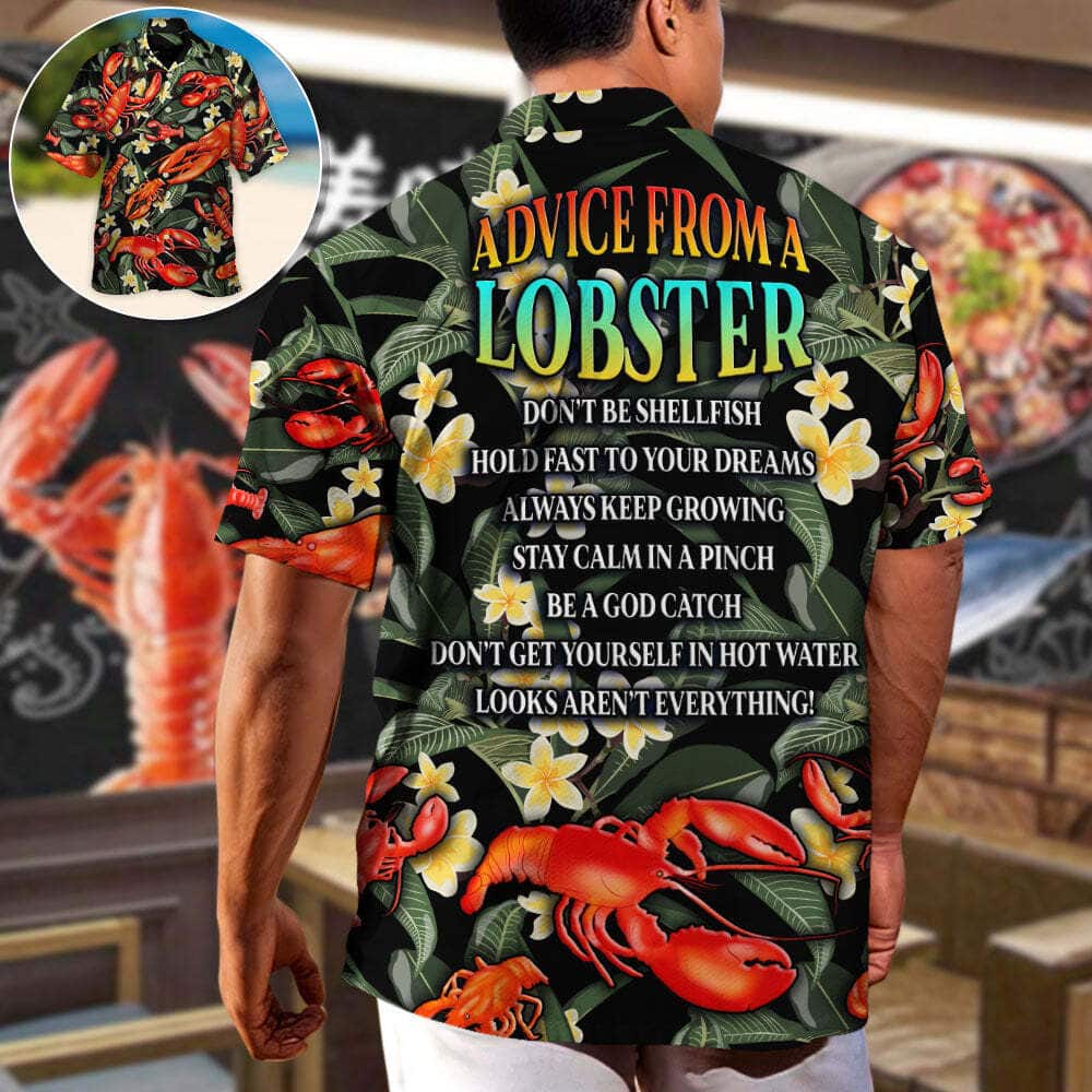 Funny Advice From A Lobster Hawaiian Shirt Birthday Gift For Beach Holiday Funny Advice From A Lobster Hawaiian Shirt Birthday Gift For Beach Holiday