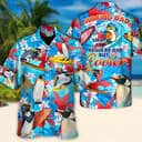 Funny Surfing Dad Like A Regular Dad But Cooler Hawaiian Shirt