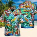 Funny Shark Surfing Life Is Simple Just Add Water Hawaiian Shirt
