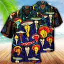 Funny Hippie Mushroom Hawaiian Shirt Gift For Beach Vacation