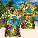 Funny Bigfoot I Just Want To Go Surfing Drink Beer And Take Naps Hawaiian Shirt