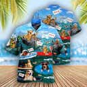Dogs And Cats Funny Team Hawaiian Shirt Beach Gift For Best Friends