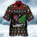 Funny Black Cat Wreck The Tree Hawaiian Shirt Funny Black Cat Wreck The Tree Hawaiian Shirt