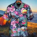 Funny Flamingo Weekend Forecast Camping With A Chance Of Drinking Hawaiian Shirt Funny Flamingo Weekend Forecast Camping With A Chance Of Drinking Hawaiian Shirt