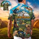 Funny Bear Camping And Beer Why I'm Here Hawaiian Shirt