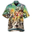 Funny Cat Hawaiian Shirt Gift For Beach Vacation