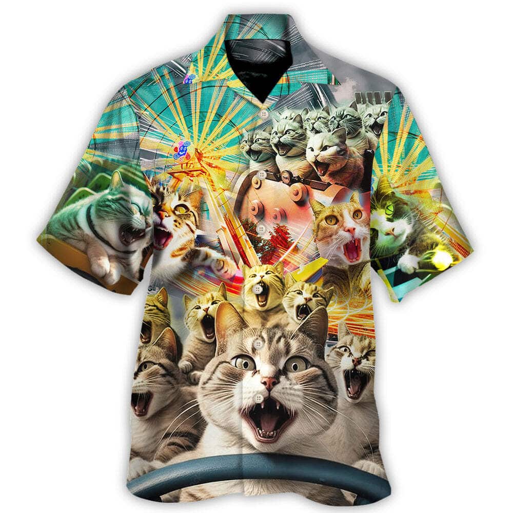Funny Cat Hawaiian Shirt Gift For Beach Vacation Funny Cat Hawaiian Shirt Gift For Beach Vacation