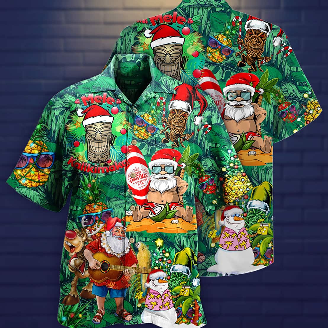 Christmas Funny Style Hawaiian Shirt Christmas Gift For Beach Lovers Christmas Funny Style Hawaiian Shirt Christmas Gift For Beach Lovers