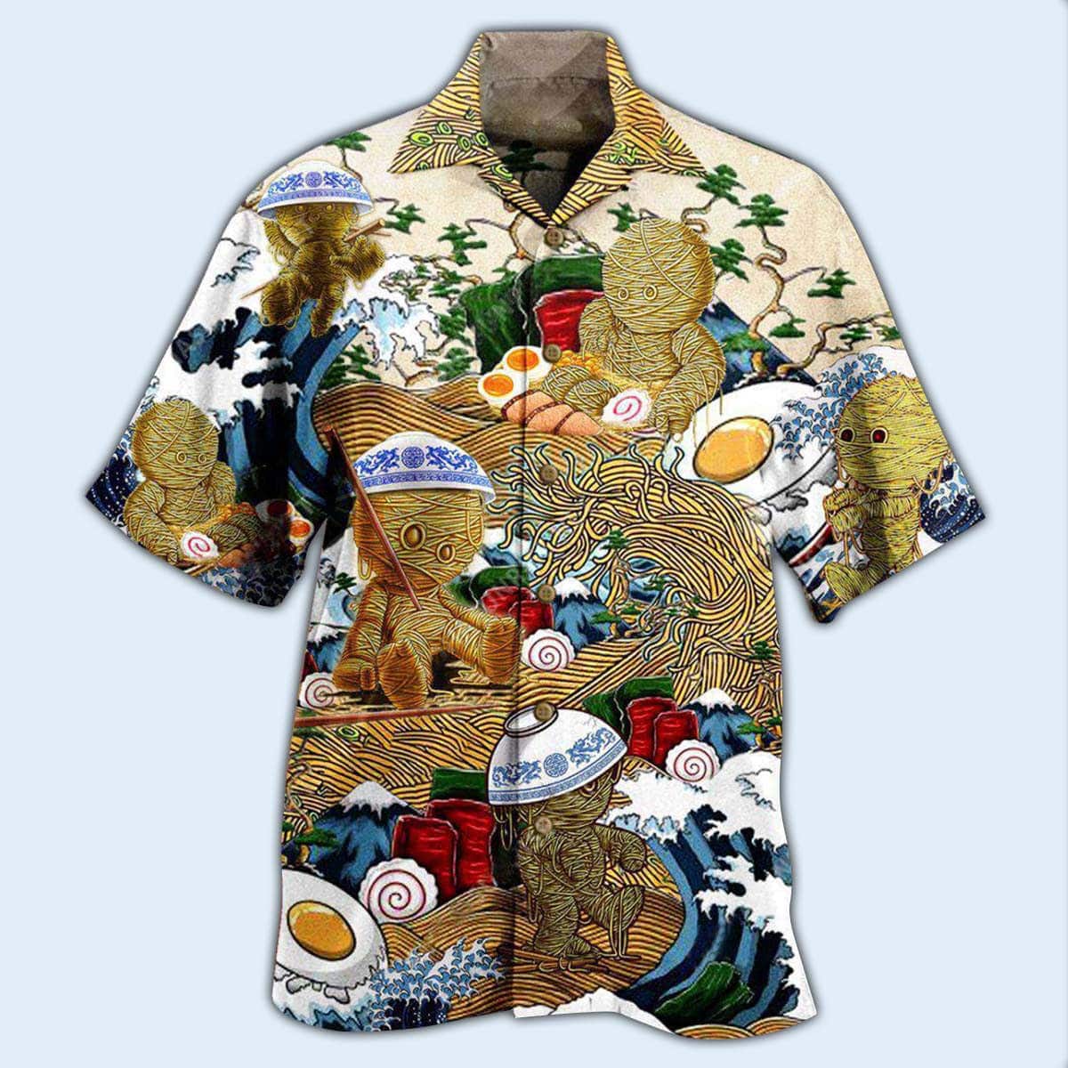 Funny Food Amazing Ramen Life Hawaiian Shirt Gift For Beach Vacation Funny Food Amazing Ramen Life Hawaiian Shirt Gift For Beach Vacation