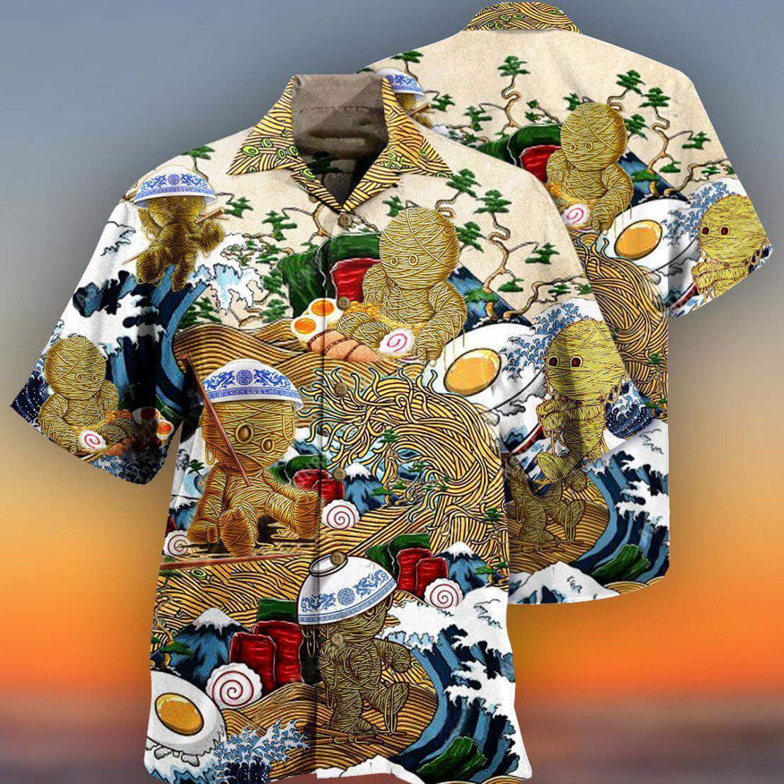Funny Food Amazing Ramen Life Hawaiian Shirt Gift For Beach Vacation Funny Food Amazing Ramen Life Hawaiian Shirt Gift For Beach Vacation