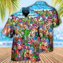 Funny Cow Flower In Farm Hawaiian Shirt Beach Vacation Gift