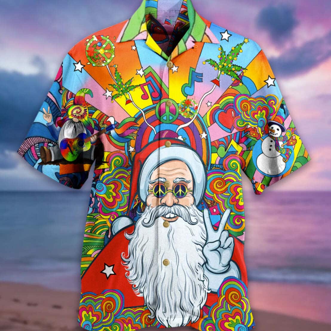 Funny Santa Claus Hawaiian Shirt Christmas Gift For Beach Lovers Funny Santa Claus Hawaiian Shirt Christmas Gift For Beach Lovers