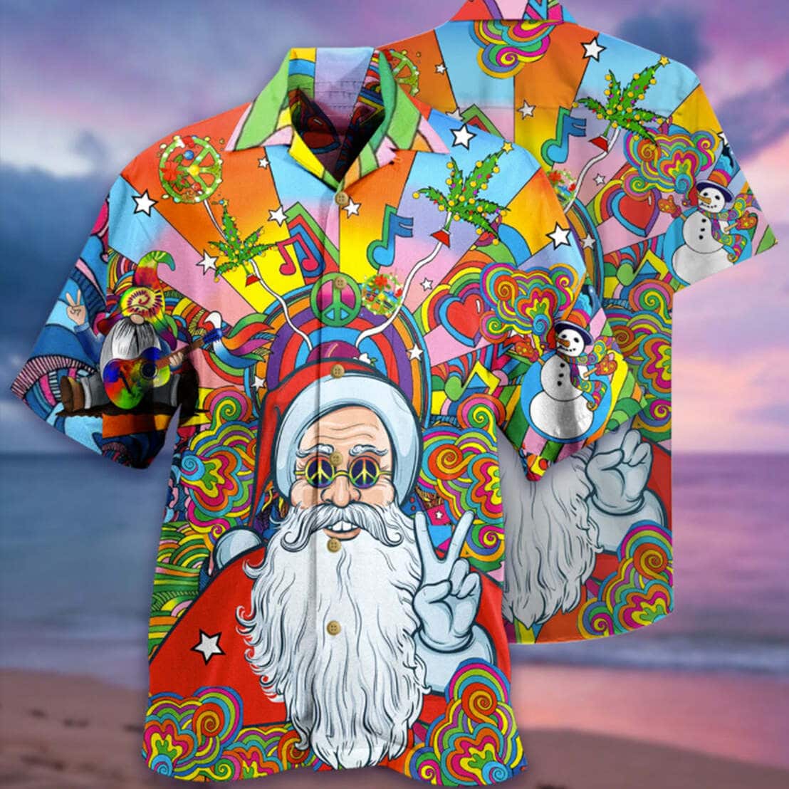 Funny Santa Claus Hawaiian Shirt Christmas Gift For Beach Lovers Funny Santa Claus Hawaiian Shirt Christmas Gift For Beach Lovers