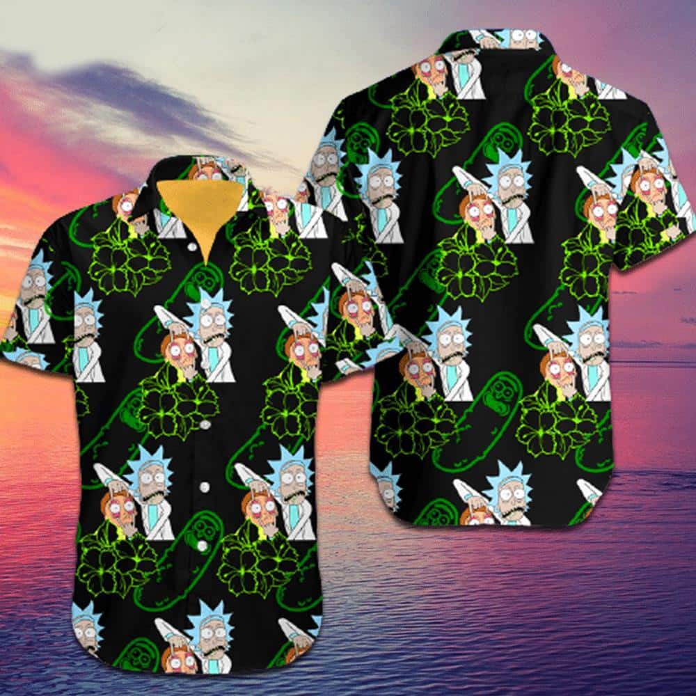 Summer Aloha Rick And Morty Hawaiian Shirt Gift For Beach Vacation Summer Aloha Rick And Morty Hawaiian Shirt Gift For Beach Vacation