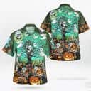 Halloween Aloha Rick And Morty Hawaiian Shirt The Nightmare Before Christmas