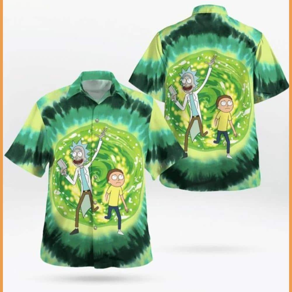 Rick And Morty Hawaiian Shirt Beach Gift For Friend