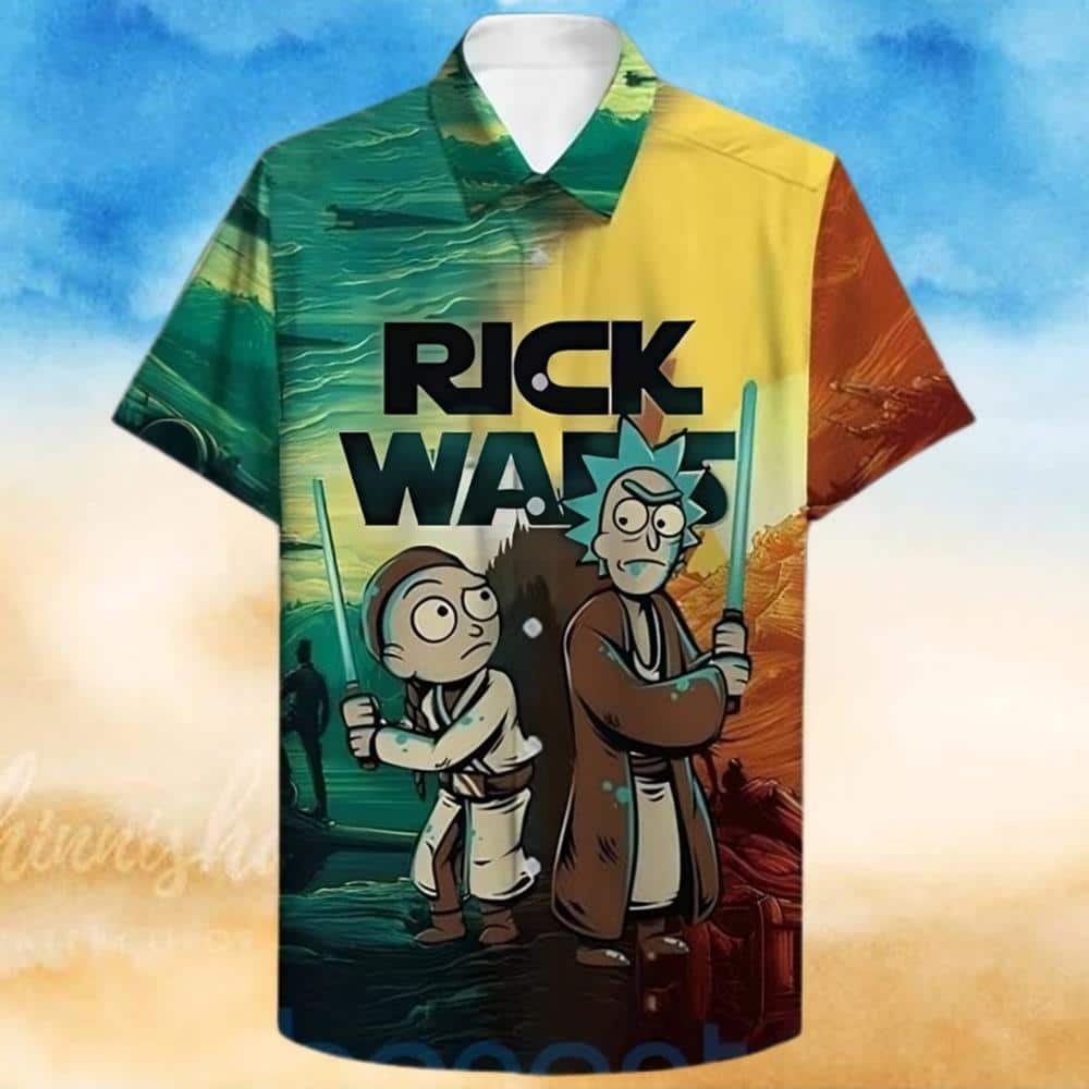 Aloha Rick And Morty Hawaiian Shirt Beach Gift For Friend