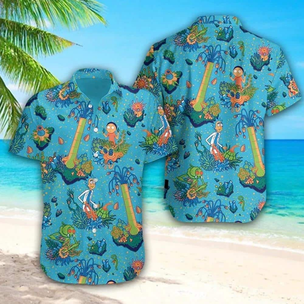 Aloha Rick And Morty Hawaiian Shirt Gift For Beach Vacation