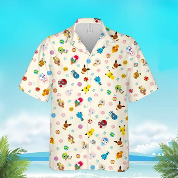 Cool Aloha Kawaii Pokemon Hawaiian Shirt Birthday Gift For Sister Cool Aloha Kawaii Pokemon Hawaiian Shirt Birthday Gift For Sister