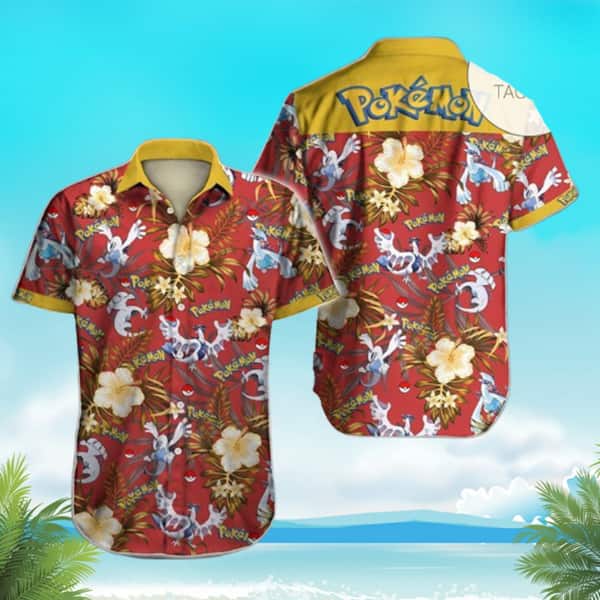 Pokemon Hawaiian Shirt Hibiscus Flowers Pattern Beach Vacation Gift Pokemon Hawaiian Shirt Hibiscus Flowers Pattern Beach Vacation Gift